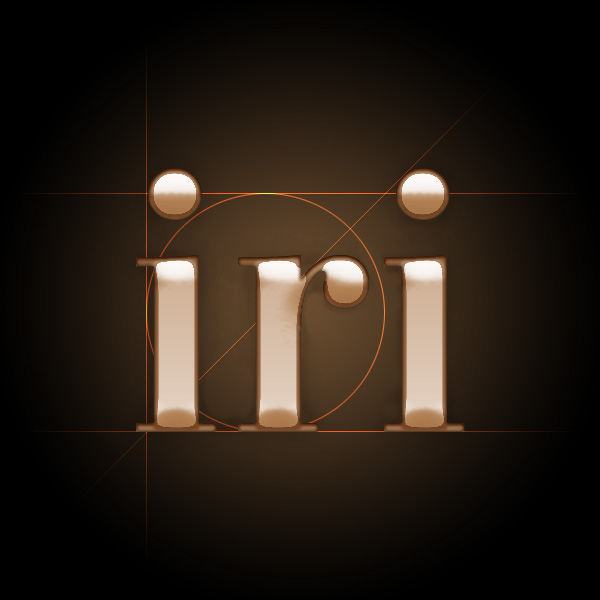 IRI black and copper logo